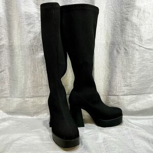 Circus NY  Simone By Sam Edelman Women's Black Knee High Boots Size 6M (36)